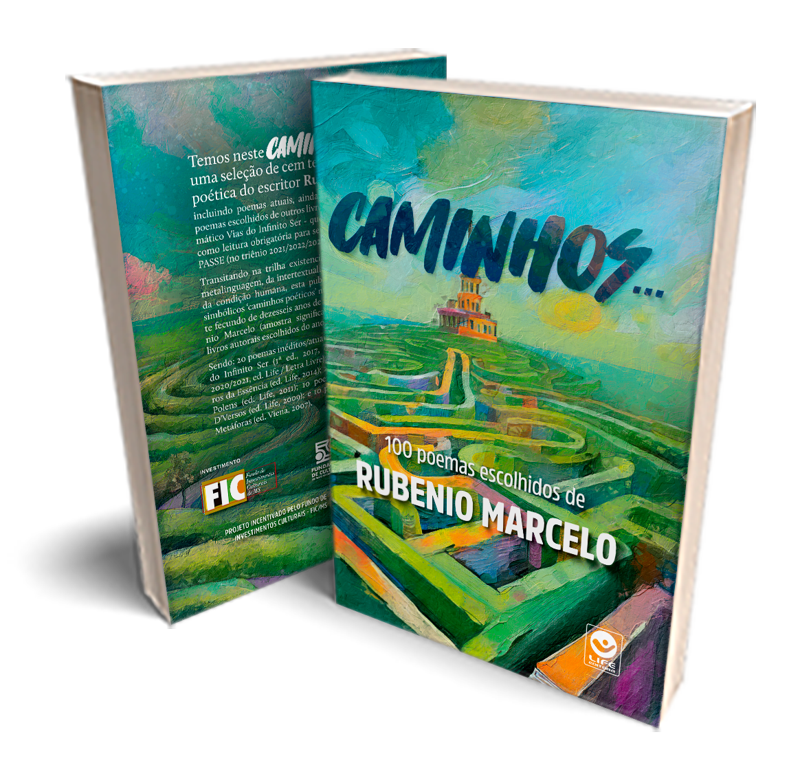 Caminhos – 100 Poemas Escolhidos de Rubenio Marcelo (livro + frete)