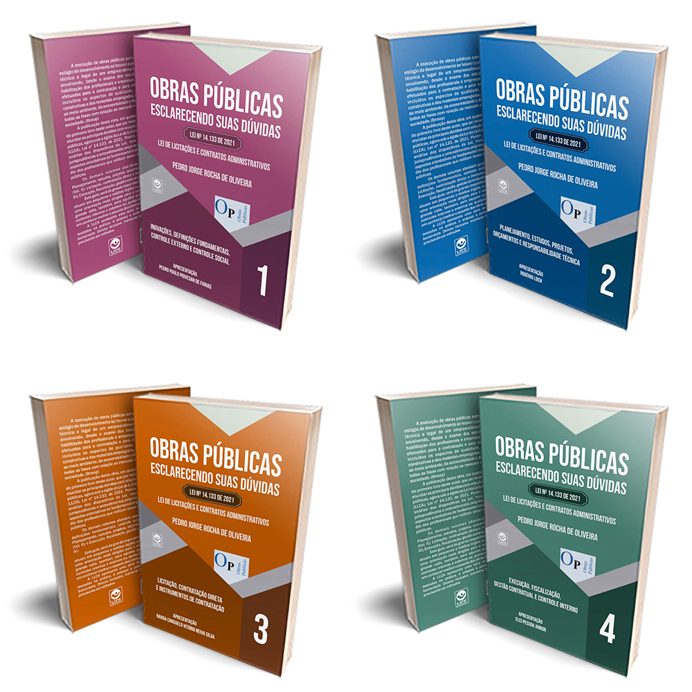 Coleção Obras Públicas – Esclarecendo suas Dúvidas – 4 volumes